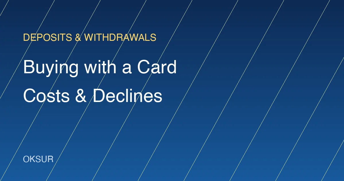 Buying Crypto on OKX with a Card: Steps, Costs, and Why Payments Get Declined