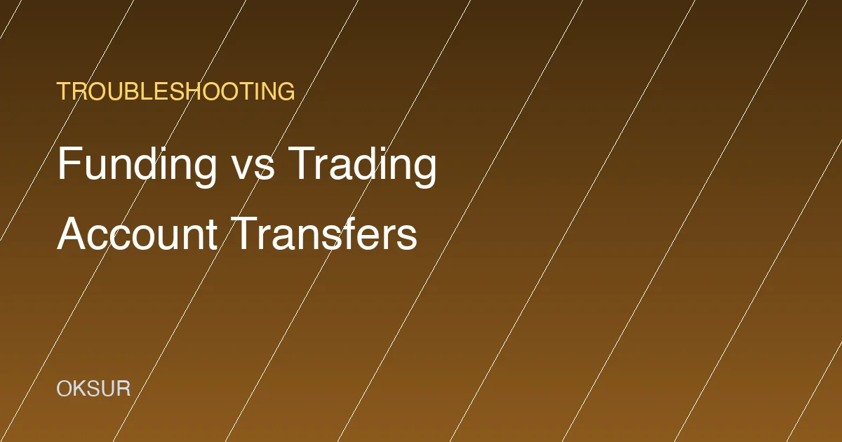 OKX Funding vs Trading Account: Why Your Deposit Shows Insufficient Balance