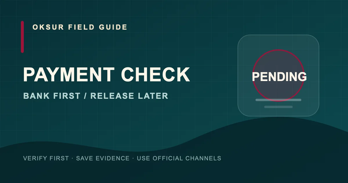 Buyer Marked Paid on OKX P2P but No Money Arrived? Seller Checklist