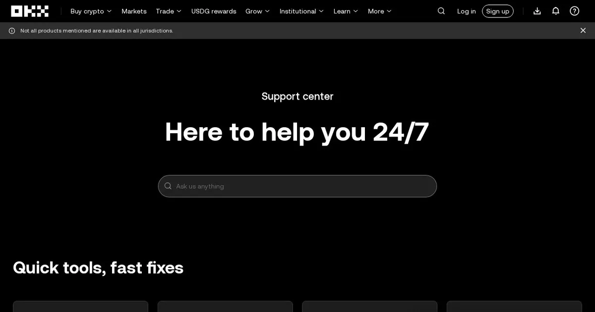 OKX Help Center: Official Support and Ticket Links