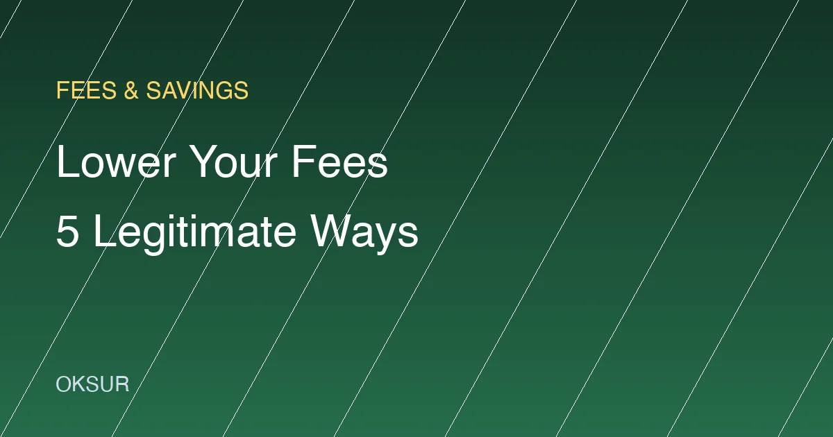How to Lower OKX Fees: Five Ways to Reduce Your Real Trading Cost