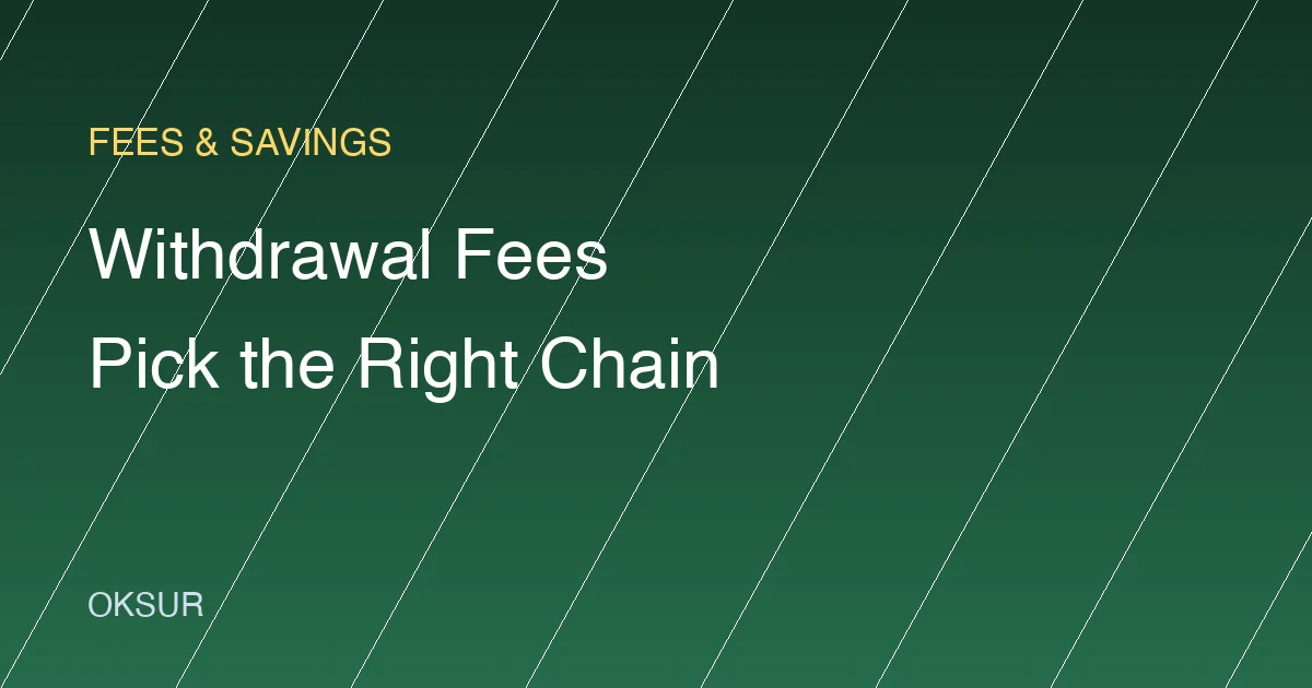 OKX Withdrawal Fees by Network: Compare Live Costs and Choose Safely