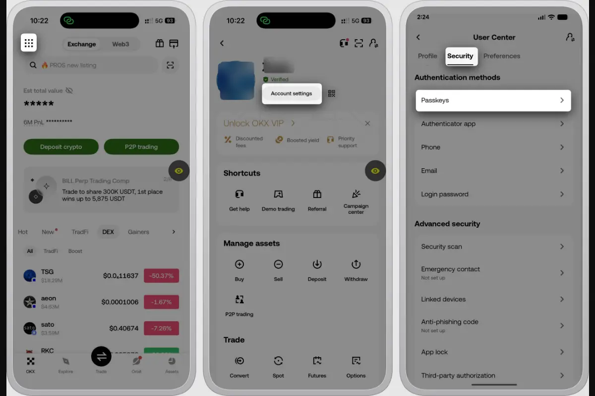 OKX Passkey Setup: Fix No Passkey Found and New-Phone Errors